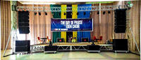 Système audio professionnel LA-2122, enceinte passive Line Array double 12 pouces, deux voies, pour église