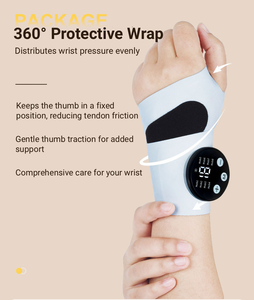 Wireless Waterproof Nylon Electric Wrist Wrap Rechargeable Cordless <b>Hand</b> Massager <b>Mini</b> <b>Hand</b> and Wrist Massage - Product Image 4