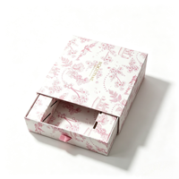 Boîte cadeau rigide à tiroir coulissant de luxe, boîte personnalisée imprimée pour cosmétiques, soins de la peau, parfums, cadeaux de mariage, cadeaux pour demoiselles d'honneur, cadeaux de fête