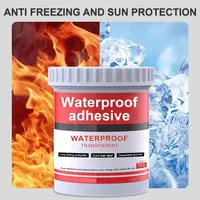 Mastic d'étanchéité transparent, puissant et invisible, anti-fuite, colle adhésive, revêtement de réparation, outils de calfeutrage