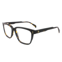 Nuevas Gafas Graduadas Clásicas de Montura Completa, Material de Acetato, Diseño Cómodo y de Alta Calidad, Monturas Ópticas para Hombre