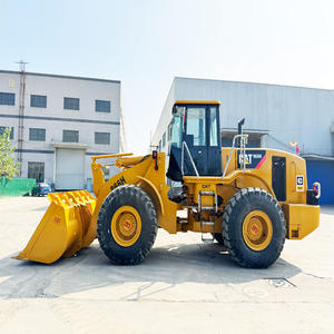 Chargeuse sur pneus Caterpillar CAT 966H d'occasion, modèle 2022, transmission 4x4, chargeuse frontale avec moteur et roulement, capacité de charge nominale de 6 tonnes - Product Image 1