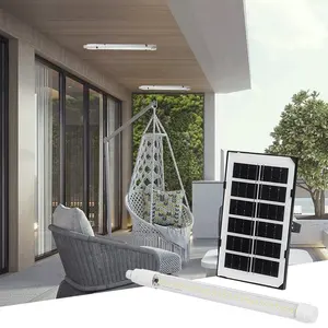 Ricarica rapida giardino esterno Ip67 sensore impermeabile PVC Smd 100 150 200 300 Watt lampada lineare a Led solare