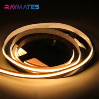 Tira de LED COB Raymates de 24 V, Corte Libre, 3000 K, 8 mm, Tira de LED Flexible de 528 LED, Fácil de Instalar, para Diseño de Interiores