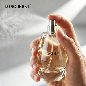 Frasco de Perfume Redondo Vacío Personalizado 2026, Certificado CE, 30ml 50ml 100ml, Botella de Perfume de Vidrio Transparente con Forma de Gota y Tapa de Plástico - Product Image 2