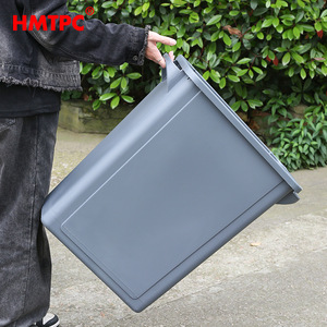 Hmtpc - Cubo de Basura Rectangular de Plástico de 65 L con Asa Lateral, para Uso Comercial en Interiores y Exteriores - Product Image 1