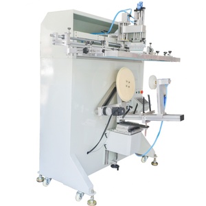 Machine d'impression sérigraphique cylindrique neuve pour les industries agricoles, entièrement servo, pour l'impression sur seaux et bidons d'huile - Product Image 4