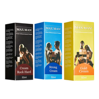 Crema de Masaje para Pene MAXMAN Delay, 15 ml, Caja Negra, Hecho en Guangdong, Directo de Fábrica