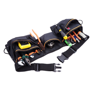 Heavy Duty Oxford Tool Waist Bag 17 Pockets 20 Rivets <strong>Hammer</strong> <strong>Holders</strong> Reflective Hi-Vis Piping | Professional Tool Belt OEM - Product Image 5