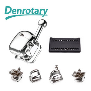 Soins bucco-dentaires, brackets auto-ligaturants actifs Denrotary avec design à clip à ressort pour un contrôle précis du couple, appareils orthodontiques - Product Image 6
