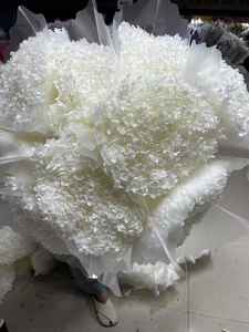 保存绣球花30厘米头安娜绣球花，用于家庭和餐厅装饰，用于婚礼和情人节插花 - Product Image 6