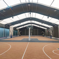 Tente de sport robuste pour l'extérieur, cadre en alliage d'aluminium blanc, imperméable, ignifuge, personnalisable