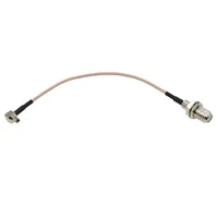 F Femelle à CRC9 TS9 Mâle Angle Droit RG316 RF Câble Coaxial à faible perte