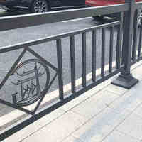 Balustres modernes en acier galvanisé Chofon, garde-corps routier personnalisable, barrière de circulation urbaine, balustrade de balcon à motifs culturels, pour terrasse