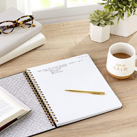 Agenda, carnet de notes, planificateur avec reliure spirale personnalisée pour la promotion de l'entreprise