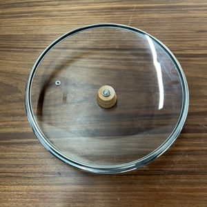 Cubierta de olla de utensilios de cocina de alta calidad, <span class=keywords><strong>tapa</strong></span> de vidrio tipo T de 34 <span class=keywords><strong>cm</strong></span> para sartén, tapas de olla, <span class=keywords><strong>tapa</strong></span> de vidrio para sartén para salsa - Product Image 2