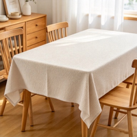 Nappe rectangulaire en polyester texturé imprimé à rayures, lavable et personnalisable, pour la maison, l'hôtel et les événements de mariage