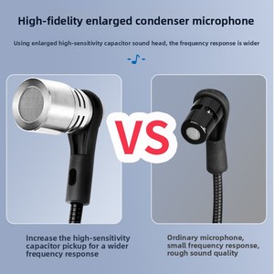 Microphone sans fil spécifique au saxophone, directivité commutable, capteur audio haute qualité pour <span class=keywords><strong>trompette</strong></span>, scène et danse carrée - Product Image 2