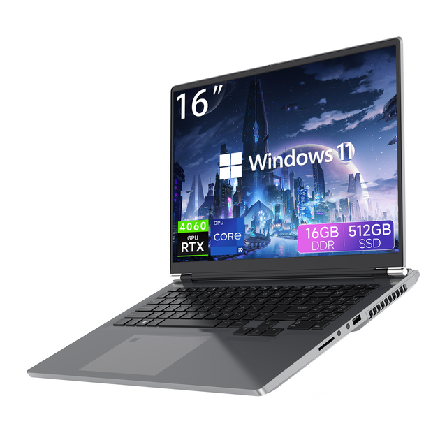 New Intel I9-13900H 14-Core 2.6GHz RTX 4060 GDDR6 144Hz 16GB DDR 512GB SSD IPS 16" Display 1920x1200 16:10 High Performance