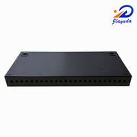 Chasis Terminal de Fibra Óptica de 24 Puertos de Grado Operativo, Montaje en Pared, Sin Carga, Puerto Redondo ST/FC, Unidad de Distribución ODF, Concentrador de Acero de 0.8mm