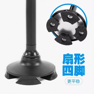 Bastón Plegable de Aleación de Aluminio Liuquan con Luz, Telescópico, de Cuatro Patas, para Personas Mayores - Product Image 3