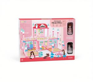 Thinkultrapositha Set Casa delle Bambole in Plastica 4-6 Anni Gioco di Ruolo per Bambini Set per Giochi di Ruolo Domestici - Product Image 1