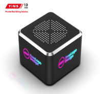 Altavoz Inalámbrico Multifunción en Forma de Cubo, Altavoz Compacto de Escritorio con Entrada AUX y Tarjeta TF para Uso Diario en el Hogar y la Oficina, Venta al Por Mayor