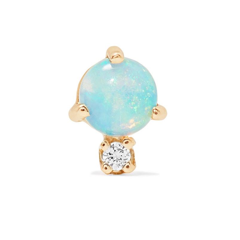 6B Opal 18K Gold