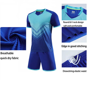 Professionele Factory Custom Ademend Voetbal Uniform Voor Team Training Slijtage Concurrentie Jersey Voor Hete Koop - Product Image 4