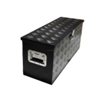 Boîte à outils Jinxin Jinxin-Toolbox en aluminium léger, plaque diamantée, personnalisable OEM, anti-poussière, pour camion, avec serrure
