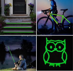 Khả năng hiển thị dạ quang phim phát quang tự dính Vinyl phát sáng trong phim Vinyl tối băng phản chiếu phát sáng dài phát sáng - Product Image 5