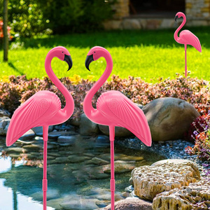 Hồng Flamingo sân nhiệt đới bên trang trí, bãi cỏ nhựa Flamingo tượng, vườn ngoài trời, luau bên, nhiệt đới bên - Product Image 2