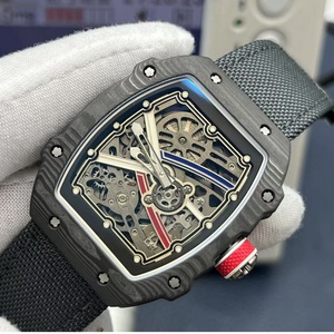 Luxury Ultra 7.8mm Thin Men Mechanical <b>Watch</b> Carbon Fiber <b>Skeleton</b> Design <b>Automatic</b> Movement Fashion Wristwatch - Product Image 3