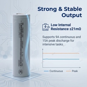 NORDA 18650 NMC 3.7V 3000mAh 5C Peak Cellule Cylindrique à Débit Élevé Prête à l'emploi pour les Appareils à Vape et les Batteries de Secours de Drones - Product Image 1