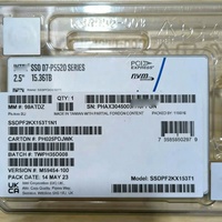 قرص صلب SSD جديد D7-P5520 بحجم 2.5 بوصة للمؤسسات بسعة 15.36 تيرابايت وواجهة U.2 وبروتوكول PCIe 4.0 NVMe طراز SSDPF2KX153T1N1
