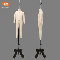 Mannequin de couturière unisexe Junmei pour enfants, corps entier en fibre de verre, forme de robe, bras amovibles, taille 5T, Guangdong, sans tête