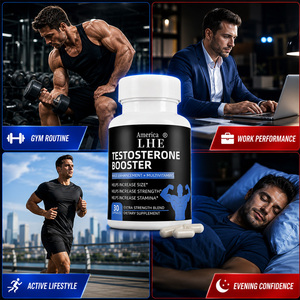 Nuevo Suplemento Shecome para Hombres, Cápsulas con Extractos para Aumentar la Energía y la Fuerza, Multivitaminas para Hombres - Product Image 4