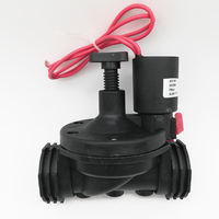 Vanne solénoïde d'irrigation 12V DC en plastique pour le contrôle de l'eau agricole, idéale pour les systèmes d'irrigation goutte à goutte de jardins et fermes