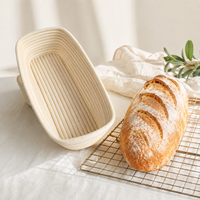 Panier de levage pour boulangerie OEM, design rond et ovale, avec emballage personnalisé pour les acheteurs en gros et sous marque privée