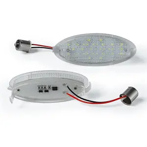 2 pezzi 18SMD per OPEL Astra F Corsa B Vectra B luce targa a LED luce posteriore a led integrata