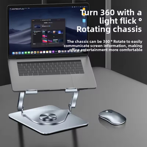 Carbon Steel Folding <b>Stand</b> with Fan Cooling New Desktop Lift for Laptop and <b>Tablet</b> Hardware - Product Image 3