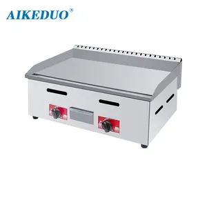 Hot Sale Commercial Edelstahl gerillte Gas grill platte für Restaurant ausstattung