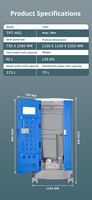 Toilettes portables écologiques en HDPE, durables et faciles à installer, pour une utilisation publique mobile dans les hôtels, les bureaux, les appartements et les entrepôts