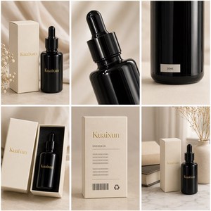Botella cuentagotas de vidrio opaco a prueba de luz 30ml 50ml, frasco oscuro para tinte y aromas con tapa de rosca y pipeta, proveedor mayorista - Product Image 3