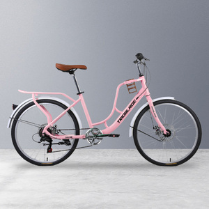 OEM ODM bajo precio <span class=keywords><strong>Bicicleta</strong></span> Estilo Vintage ciudad <span class=keywords><strong>bicicleta</strong></span> 7 velocidades <span class=keywords><strong>mujer</strong></span> ciudad <span class=keywords><strong>bicicleta</strong></span> con asiento trasero - Product Image 3