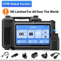 XTOOL D7W All Keys Lost Car Key Programming Obd Scanner Tool Bidirectional Diagnosis Machine Car Key Programmer for All Vehicles