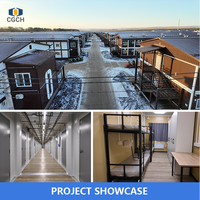 Maisons préfabriquées modulaires CGCH à structure plate, maisons préfabriquées modifiées, maisons préfabriquées personnalisées de 40 pieds à vendre, maisons conteneurs