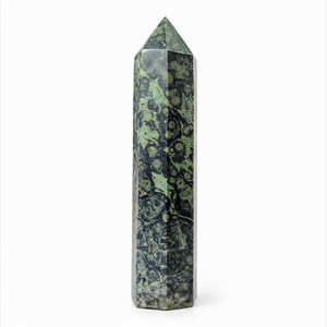 Grande pierre de jaspe Kambaba à 6 faces, pointe/bâton/tournebroche - sculptures faites à la main - énergie/chakra/reiki - 12 pouces (30 cm) de hauteur et 2,29 kg (5,04 lb) - Product Image 2