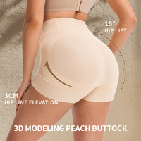 Culotte gainante taille haute à compression légère pour femme, sans couture, respirante, amincissante