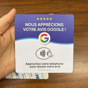 ป้าย NFC GOOGLE พร้อมสติกเกอร์สำหรับแสดงผล NFC GOOGLE ป้ายรีวิว NFC GOOGLE พร้อมแถบกาว ป้ายรีวิว GOOGLE - Product Image 2